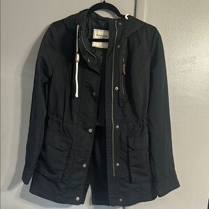 Abercrombie & Fitch Black Utility Jacket